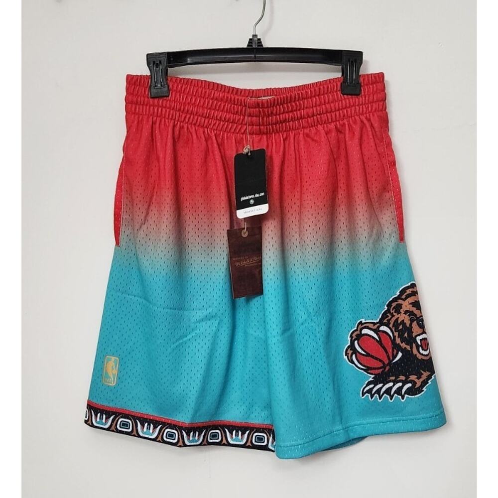New Mitchell & Ness NBA Vancouver Grizzlies 1996 Fadeaway Swingman Shorts - Picture 2 of 5